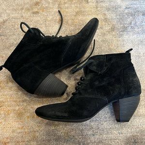 Boutique 9 suede lace up ankle booties